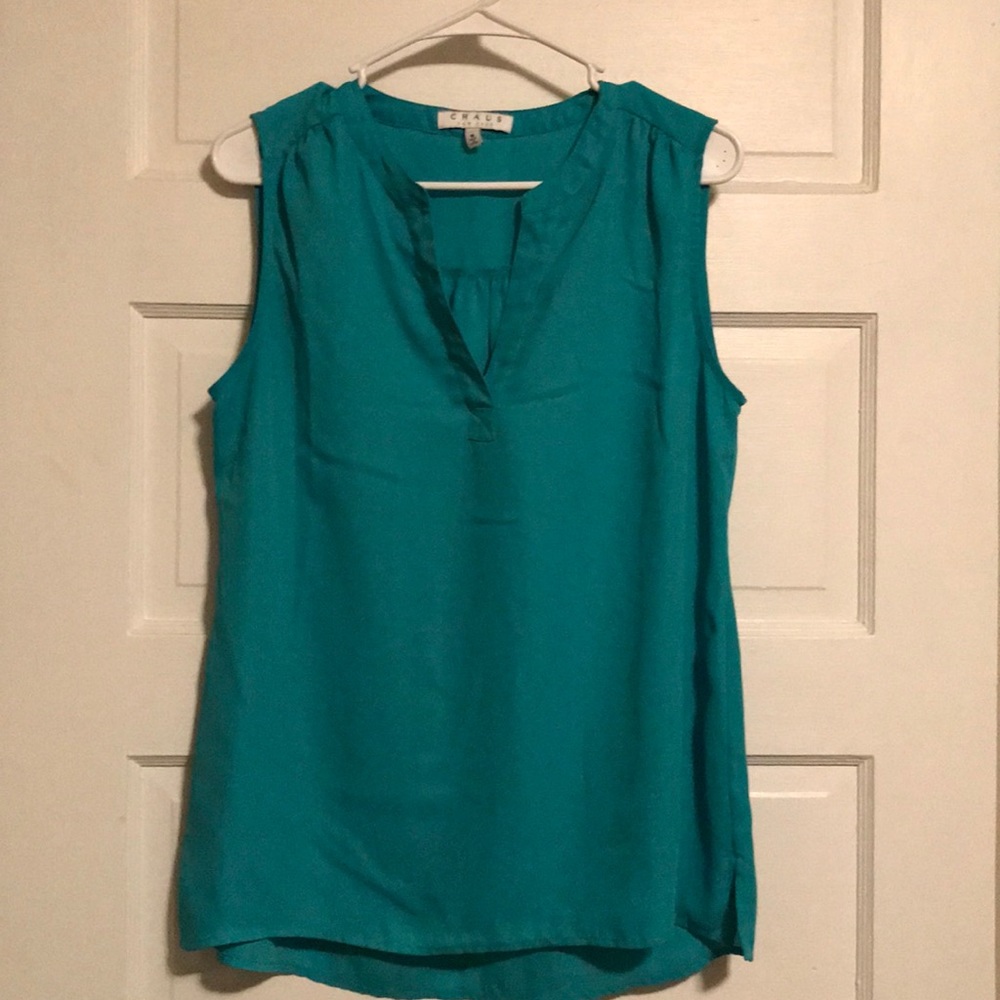Teal blouse